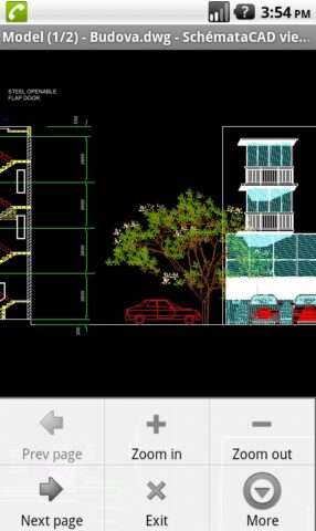 SchemataCAD viewer DWG/DXF для Android — скриншот 1