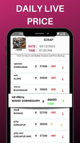 Scrap Price Daily (कबाड़ रेट) для Android — скриншот 3