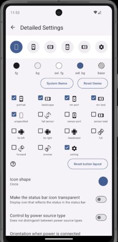 Screen Orientation Control для Android — скриншот 2