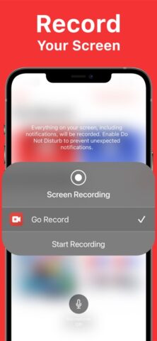 Screen Recorder: Go Record для iOS — скриншот 1