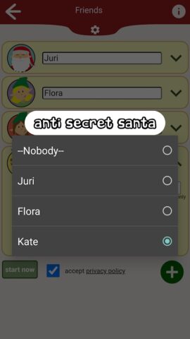 Secret Santa App для Android — скриншот 5