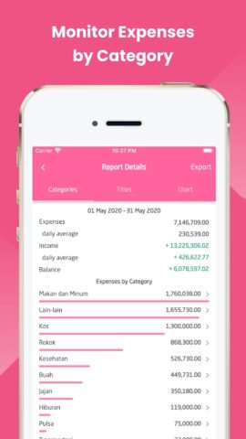 Sepran: Expense Manager для Android — скриншот 2