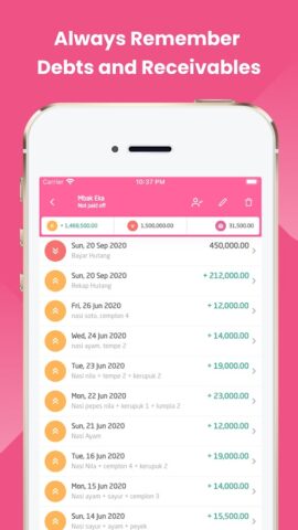 Sepran: Expense Manager для Android — скриншот 3