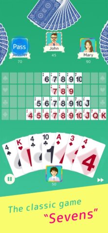 Sevens — Fun Classic Card Game для iOS — скриншот 1