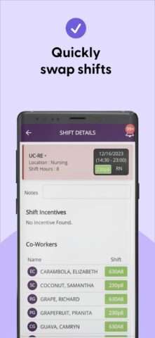 ShiftWizard для Android — скриншот 3