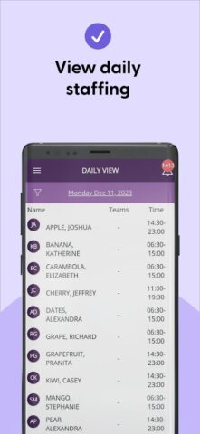 ShiftWizard для Android — скриншот 4