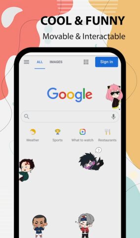 Shimeji — desktop pet для Android — скриншот 5