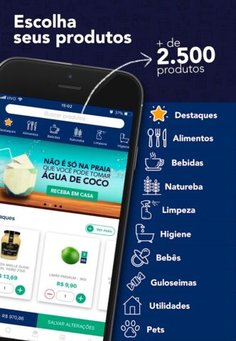 Shopper Supermercado Online для Android — скриншот 1