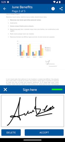 SIGNply – Sign PDF Documents для Android — скриншот 1