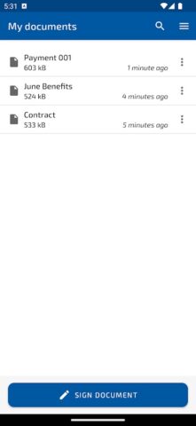 SIGNply – Sign PDF Documents для Android — скриншот 3