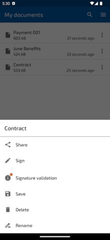 SIGNply – Sign PDF Documents для Android — скриншот 4