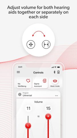 Signia App для Android — скриншот 3