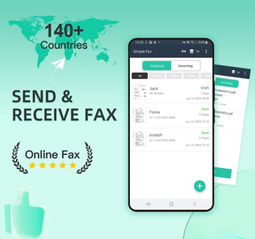 Simple Fax-Send Fax from Phone для Android — скриншот 1