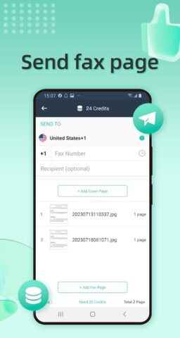 Simple Fax-Send Fax from Phone для Android — скриншот 2
