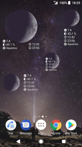 Simple Moon Phase Calendar для Android — скриншот 4