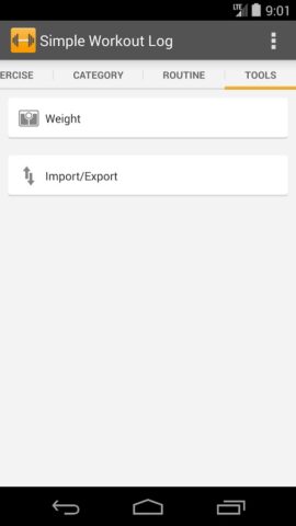 Simple Workout Log для Android — скриншот 5