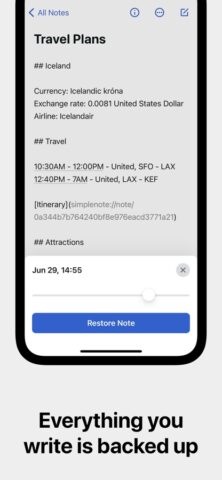 Simplenote для iOS — скриншот 4