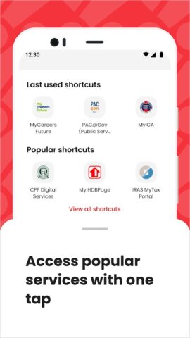 Singpass для Android — скриншот 3