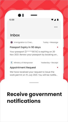 Singpass для Android — скриншот 5