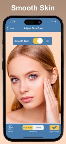 Skin Tone Booth — Face & Body для iOS — скриншот 2