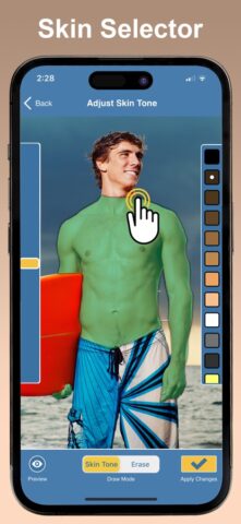 Skin Tone Booth — Face & Body для iOS — скриншот 3