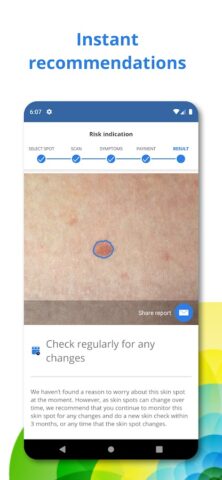 SkinVision — Find Skin Cancer для Android — скриншот 3