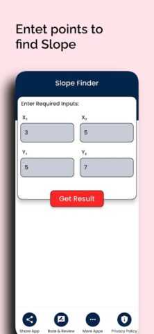 Slope Calculator для Android — скриншот 3