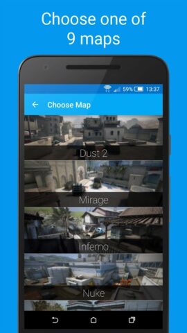 Smoke Center for CS:GO для Android — скриншот 1