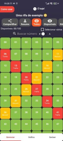 Sorteador: rifas, números e + для Android — скриншот 4