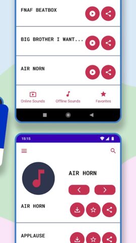 Звуковые эффекты для Android — скриншот 2