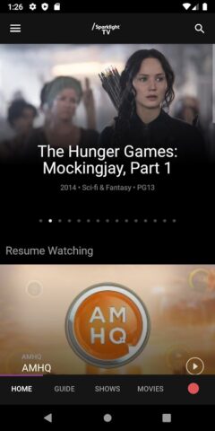 Sparklight TV для Android — скриншот 1