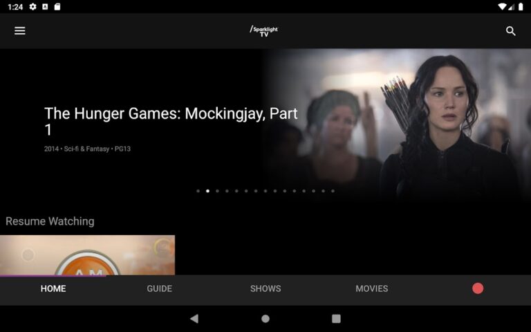 Sparklight TV для Android — скриншот 5