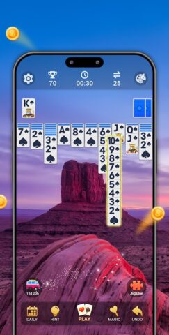 Spider Solitaire, Large Cards для Android — скриншот 4