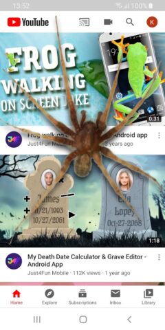 Паук в телефоне Весёлая Шутка для Android — скриншот 4