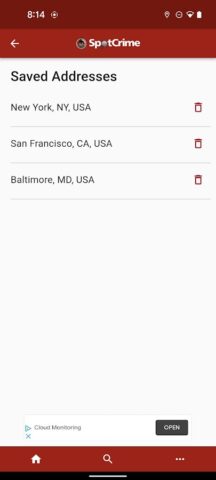 SpotCrime+ Crime Map для Android — скриншот 3