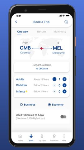 SriLankan Airlines для Android — скриншот 3