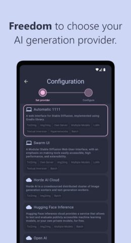 SDAI — AI Image generator для Android — скриншот 2