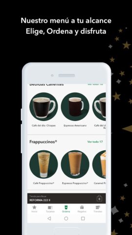 Starbucks México для Android — скриншот 3