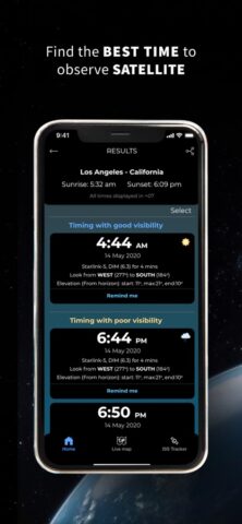 Staslink: Satellites Tracker для iOS — скриншот 4