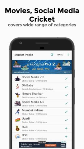 Sticker Babai Telugu Stickers для Android — скриншот 5