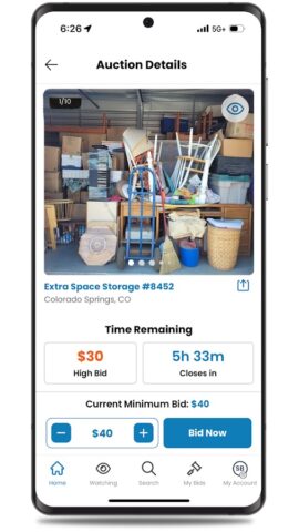 StorageTreasures Auction App для Android — скриншот 2