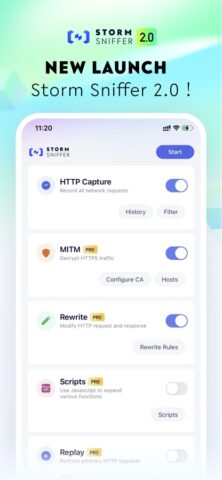 Storm Sniffer — Packet Capture для iOS — скриншот 1