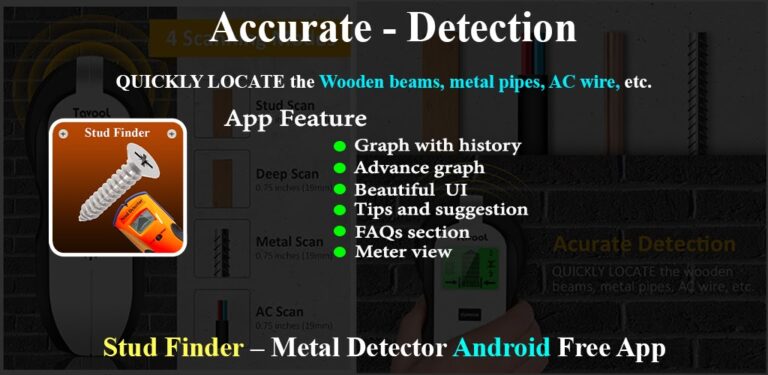 Stud Finder — Wall Scanner для Android — скриншот 1