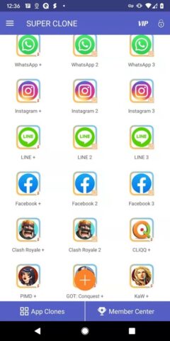 Мульти клон — мульти аккаунта для Android — скриншот 5