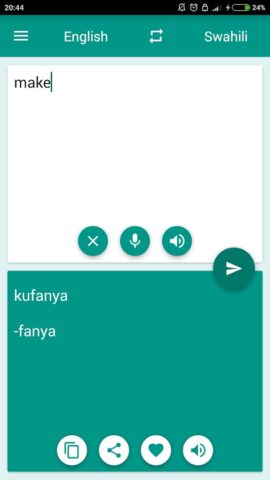 Swahili-English Translator для Android — скриншот 3