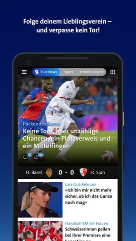 Swisscom blue News & E-Mail для Android — скриншот 3