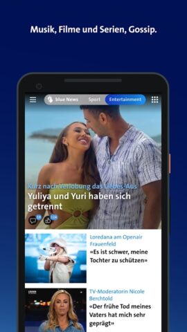 Swisscom blue News & E-Mail для Android — скриншот 4