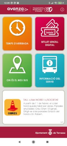 TMESA — Bus Terrassa для Android — скриншот 1