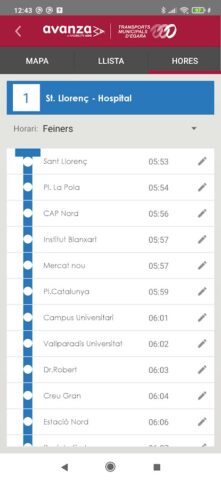TMESA — Bus Terrassa для Android — скриншот 5