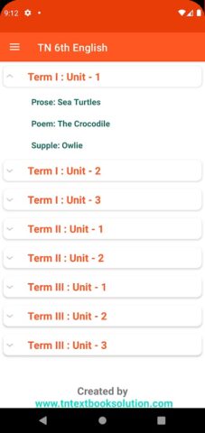 TN 6th English Guide для Android — скриншот 1